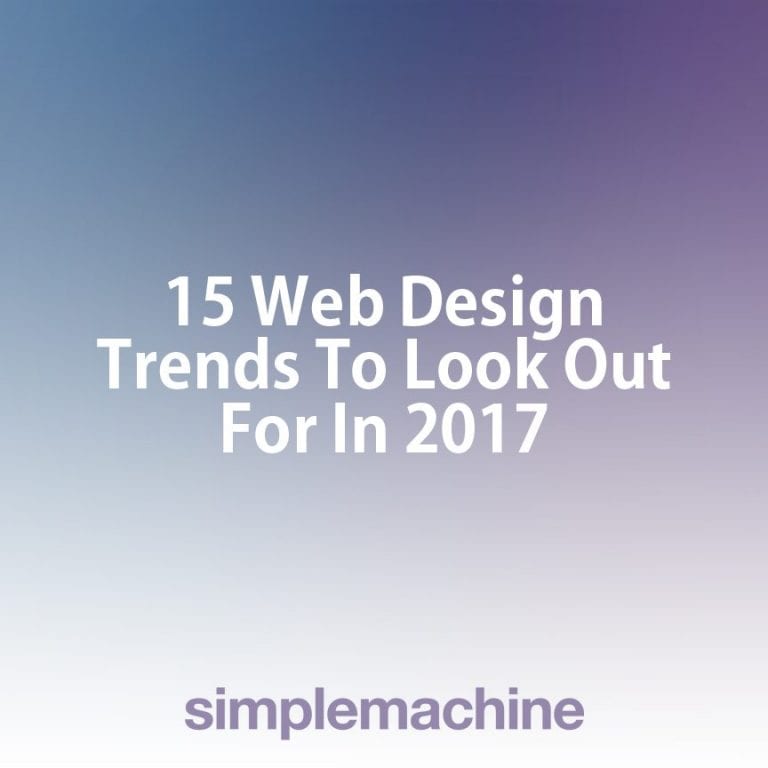 Web Design Trends in 2017