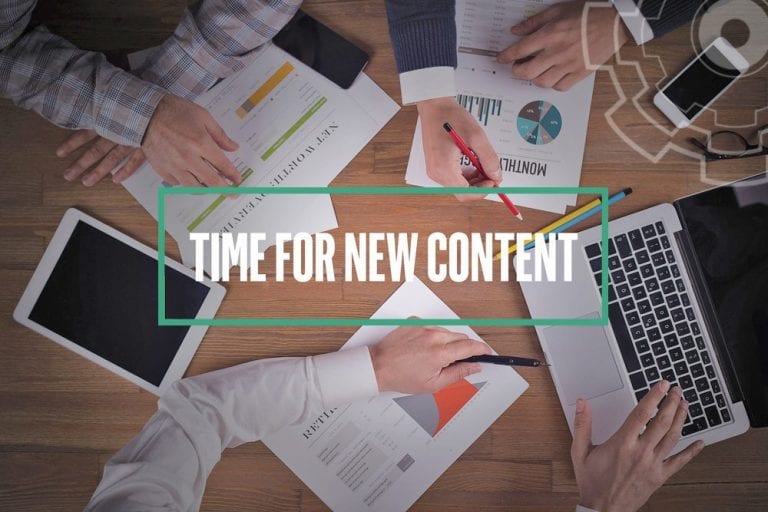 Time for New Content