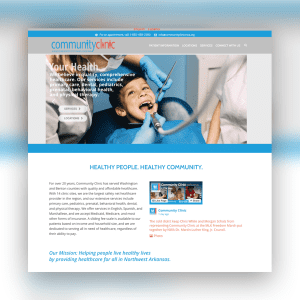 Web Design | Community Clinic | NWA