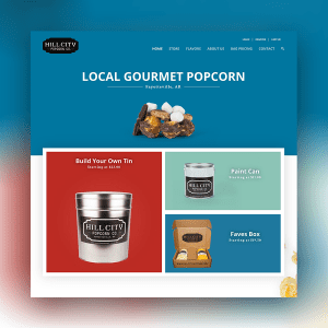 Hill City Popcorn Website Design