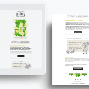 Infuse Spirits Email Campaign | Graphic Design