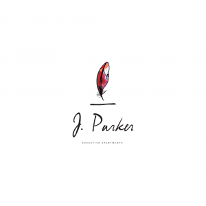 J Parker Logo | Executive Apartments Graphic Design