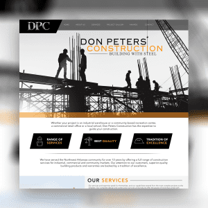 Don Peters Construction Website