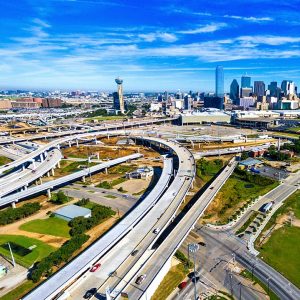 Panorama of Dallas Highways | Simplemachine Marketing