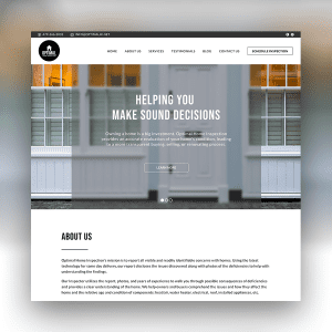 Web Design Portfolio | Optimal Home Inspection | Simplemachine