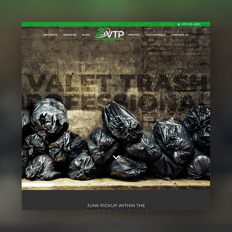 Valet Trash Professionals | Web Design | Simplemachine Portfolio