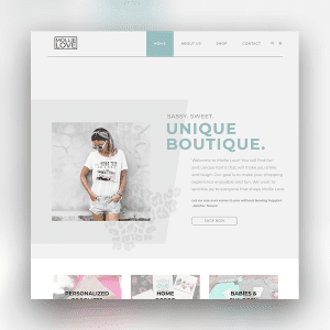 Chic Website Design | Simplemachine | Mollie Love