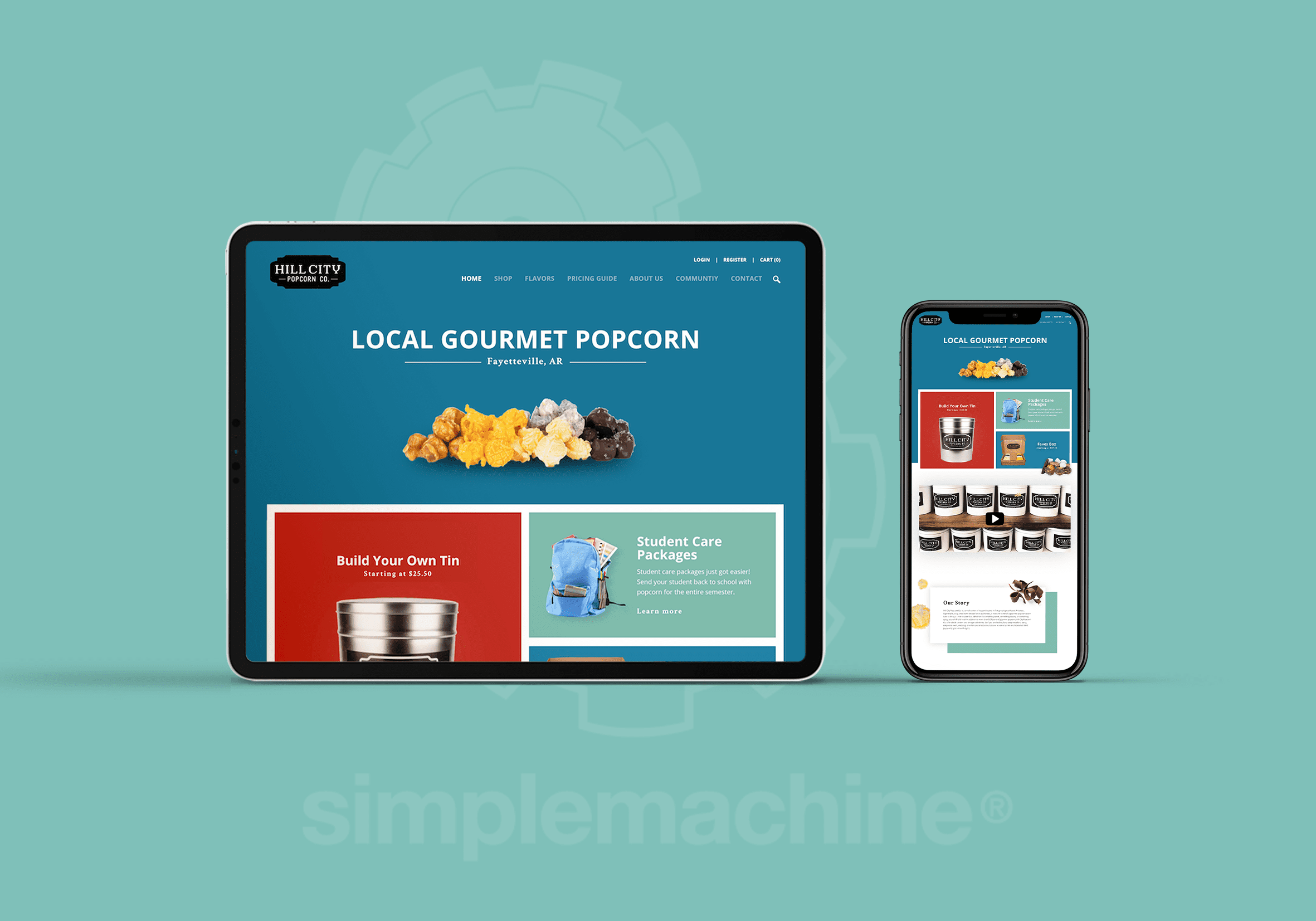 HIll City Popcorn | Responsive Design