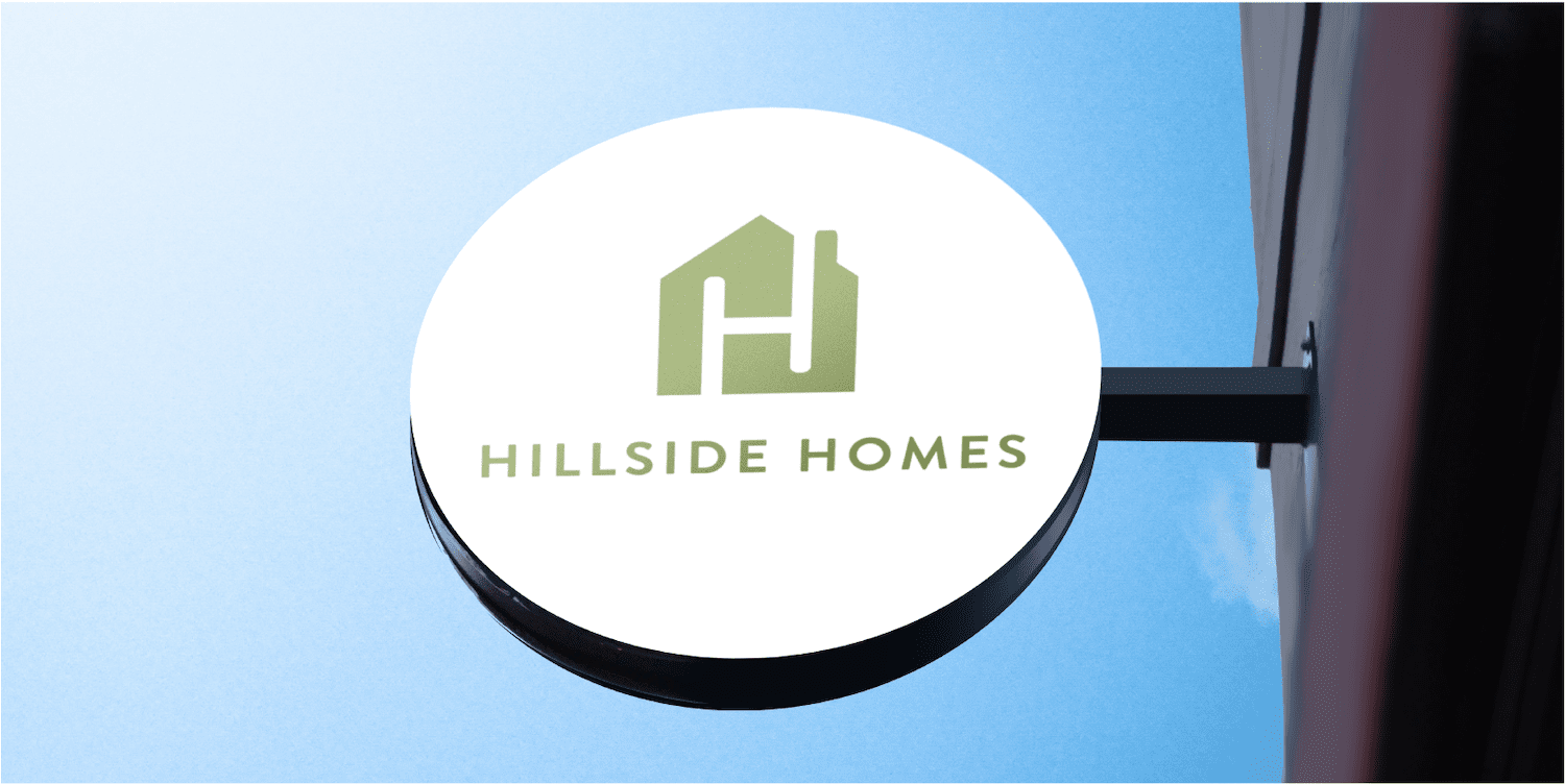 Hillside Homes Construction | Logo Design | Simplemachine | Northwest Arkansas